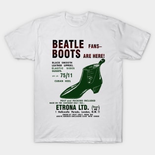 Fab Four Boots Dual Color T-Shirt